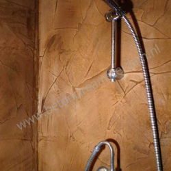 Badkamer met betonstuc (beton ciré)